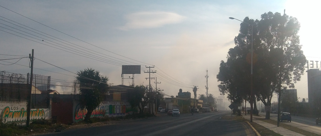 incendio colonia basurero