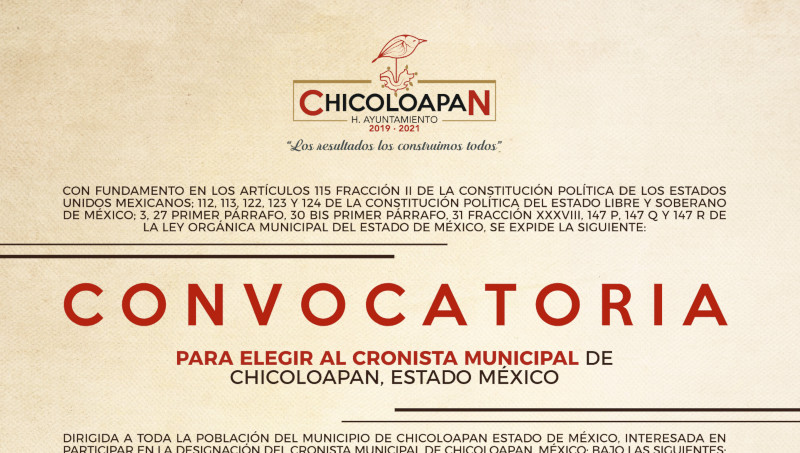 convocatoria cronista