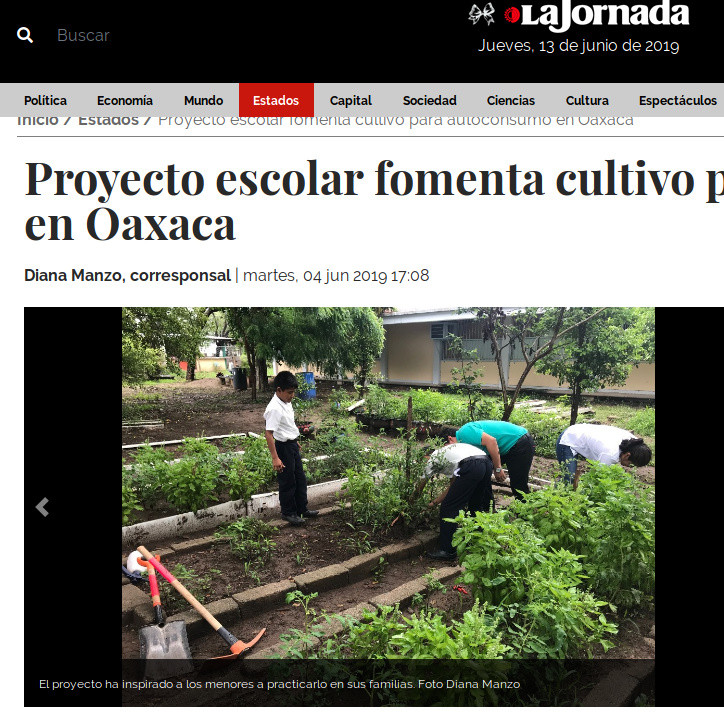 cultivo escolar oaxaca