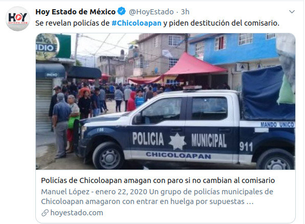 policias paro destitucion