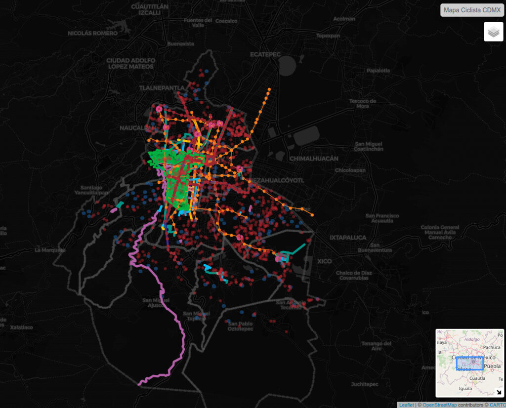 mapa ciclovias