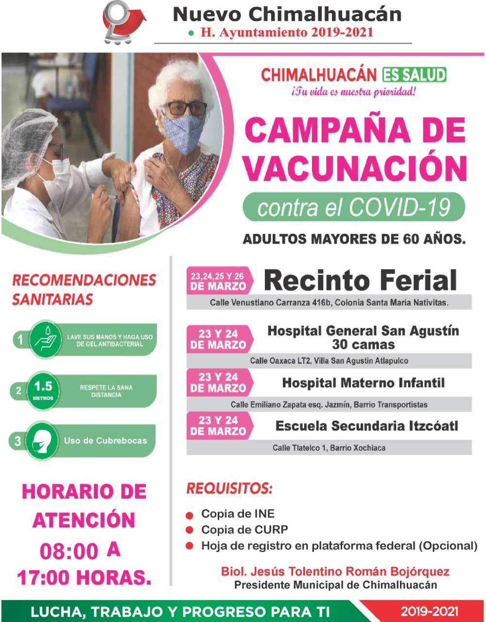 vacunacion covid chimal