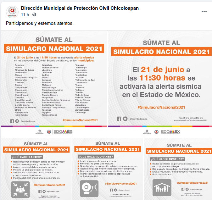 prot civil edomex mensaje