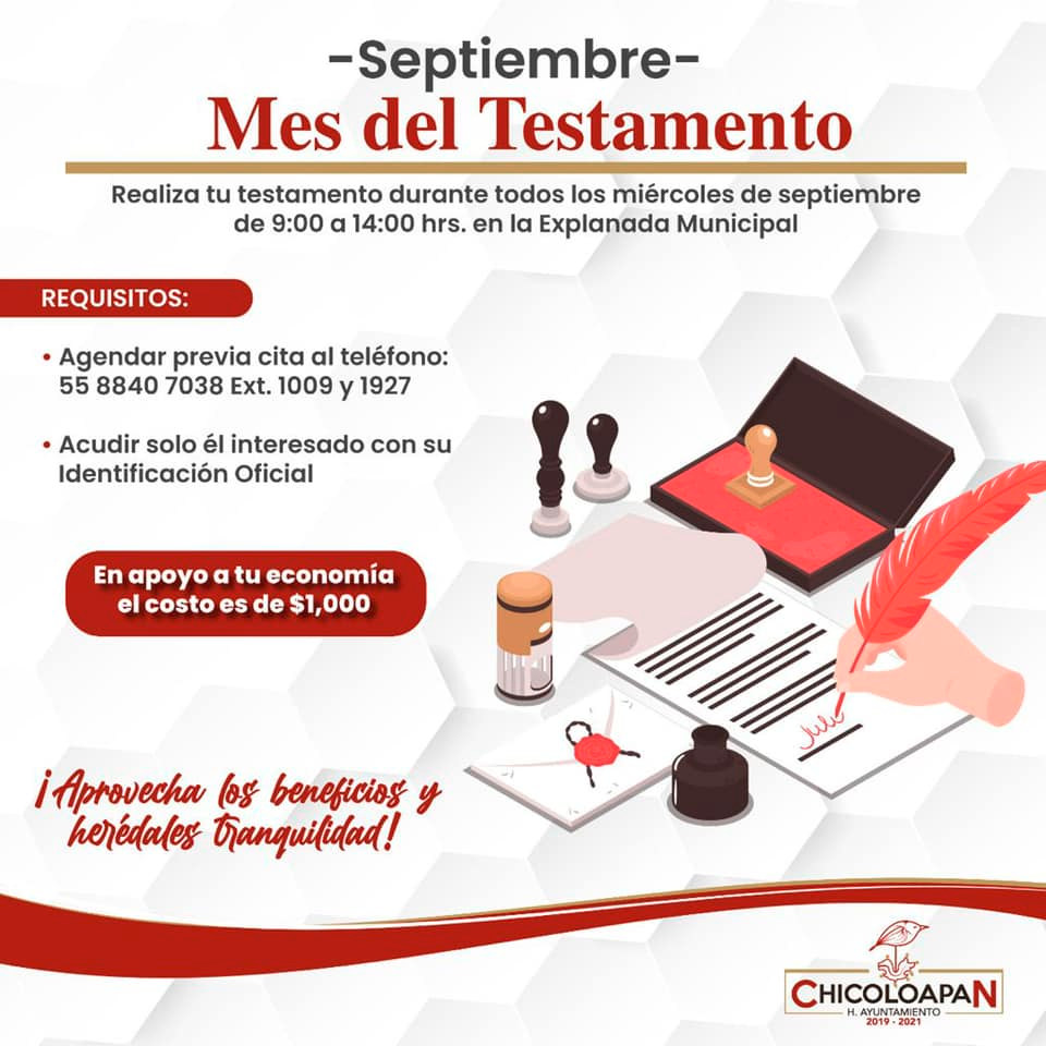 septiembre testamento gob chic