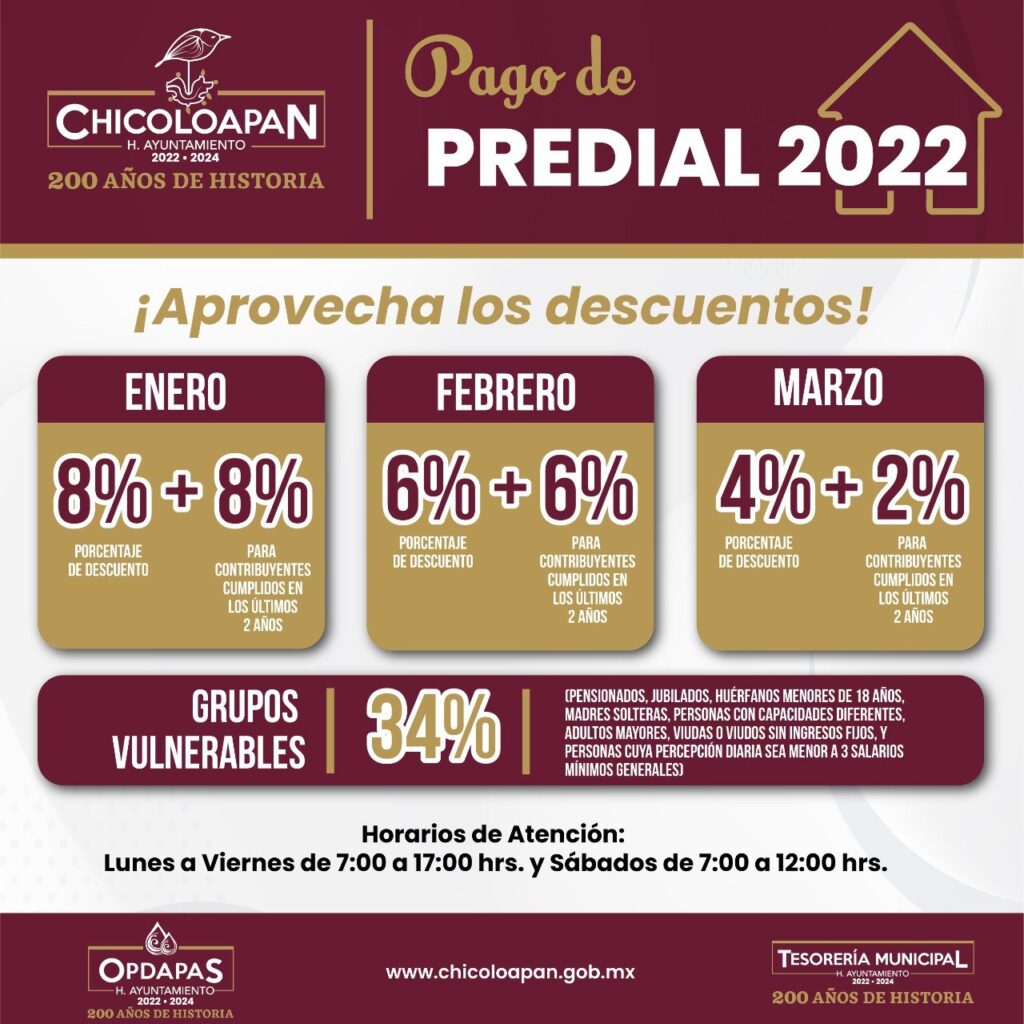 descuento predial chic