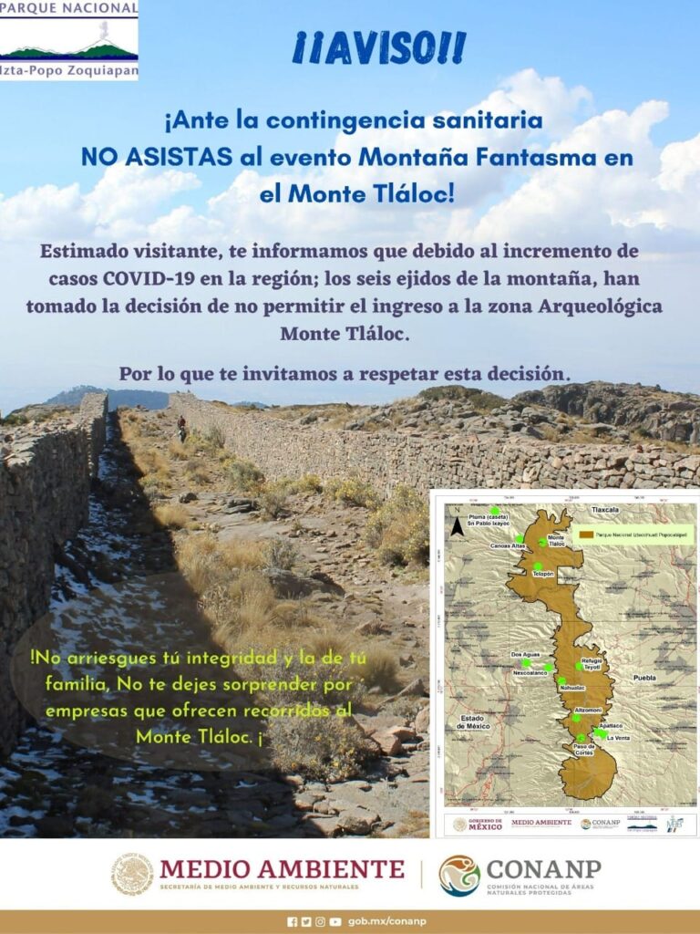 aviso montana fantasma