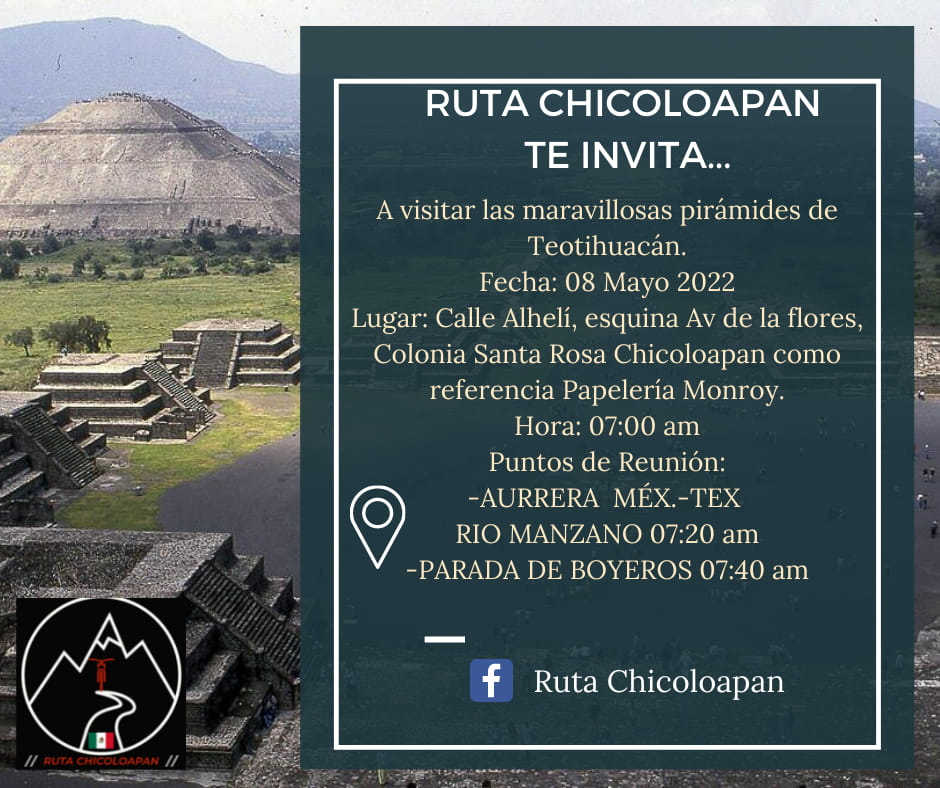 ruta chicoloapan convoca teotihuacan