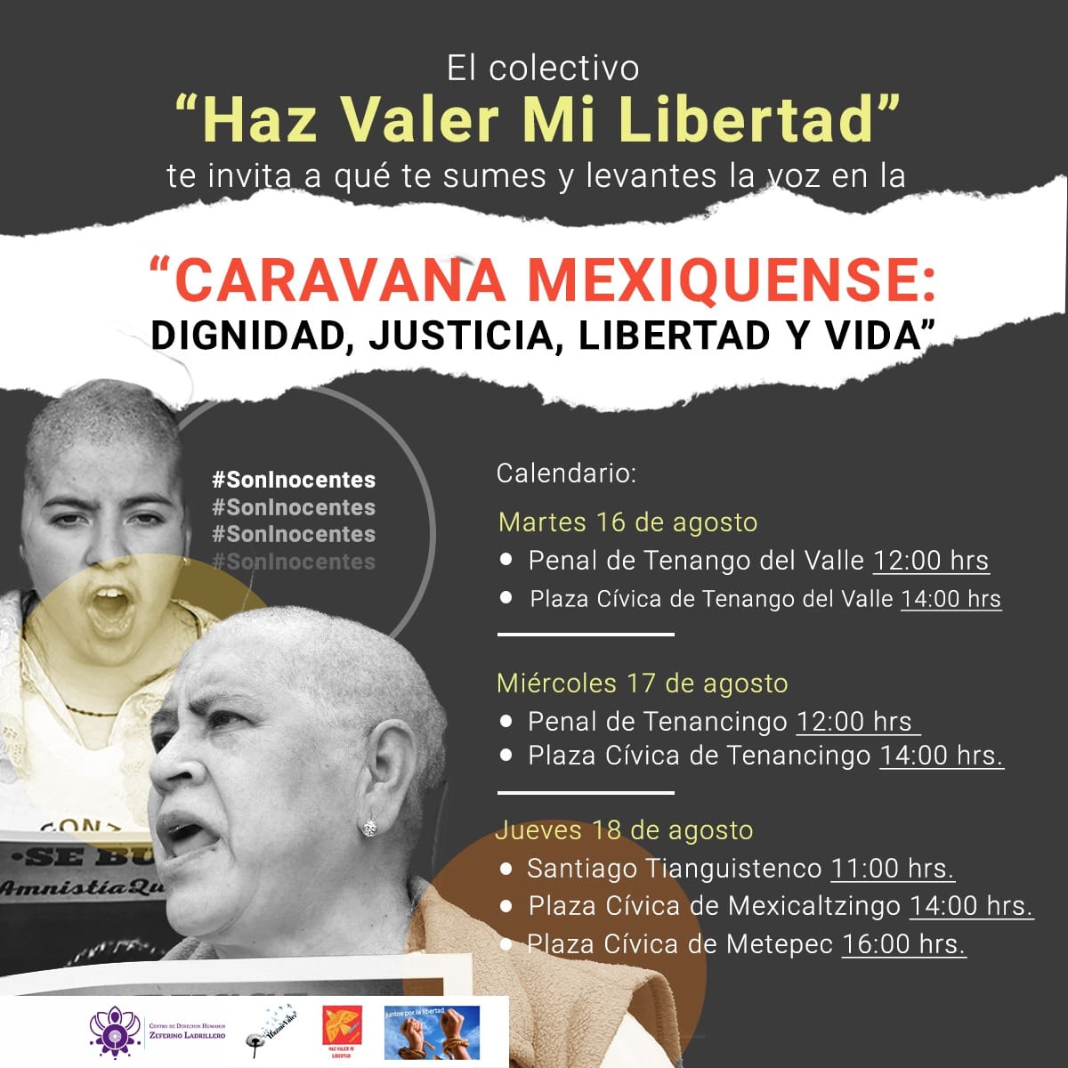 Caravana Mexiquense: Dignidad, Justicia, Libertad Y Vida A Su Paso Por