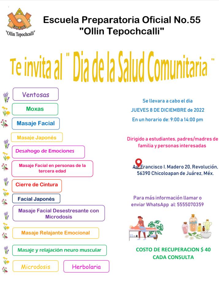 feria salud invitacion