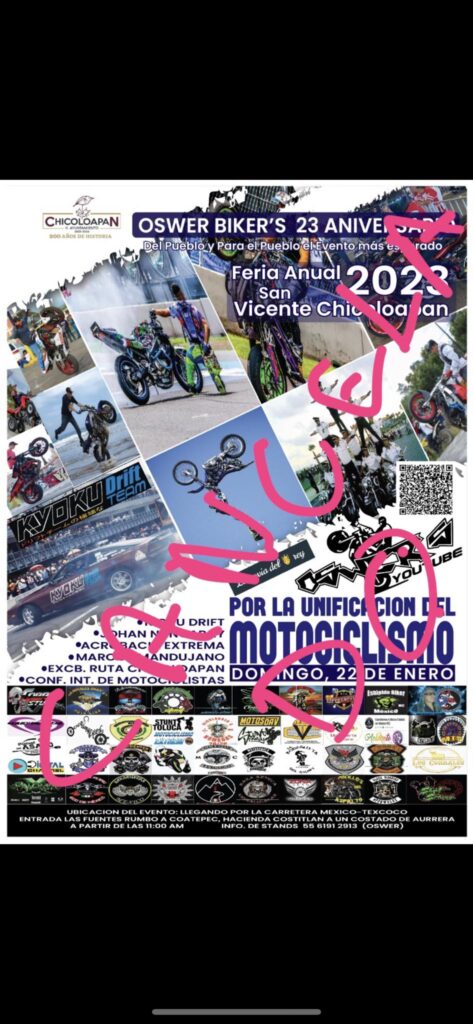 motos cancelado