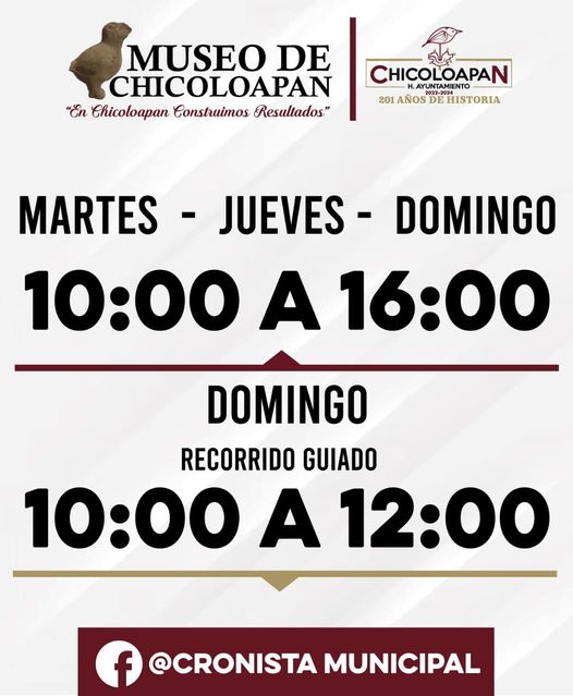 horario museo chic